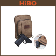 Funda de transporte oculta de cuero TOURBON Brown PU para hombre dentro de la bolsa